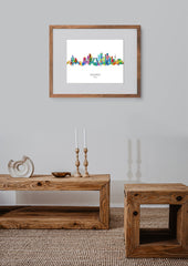 Madrid Skyline Print | Madrid Cityscape | Madrid Watercolor | Madrid Wall Art | Madrid Prints | Madrid Cityscapes | Madrid Art Print Madrid Spain 668