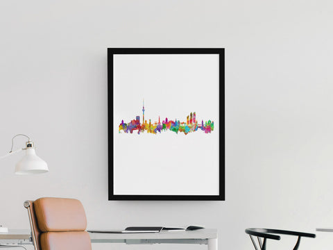 Berlin Artwork | Berlin Skyline Print | Berlin Watercolor | Berlin Cityscape | Berlin Art Print | Berlin Print | Berlin Painting | Poster 132