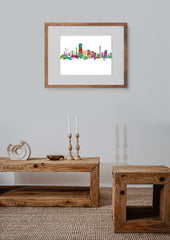 Yokohama Skyline | Yokohama Cityscape | Yokohama Wall Decor | Yokohama Wall Art | Yokohama Print | Yokohama Cityscapes | Yokohama Poster Artist 1210