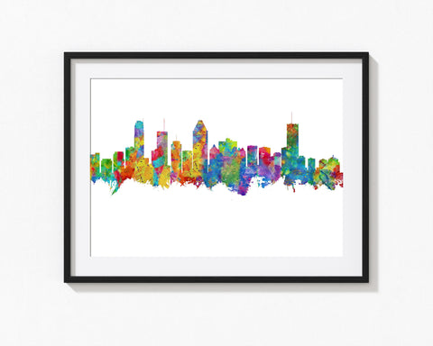 Montreal Skyline | Montreal Cityscape | Montreal Watercolor | Montreal Painting | Montreal Artwork | Montreal Canada | Canadian Artist Print 751