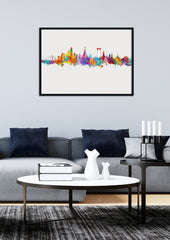 Thailand Artwork | Cityscape Prints Artwork | Bangkok Poster | Thailand Wall Art | Bangkok Print Bangkok Artwork Cityscape Art Print 1085