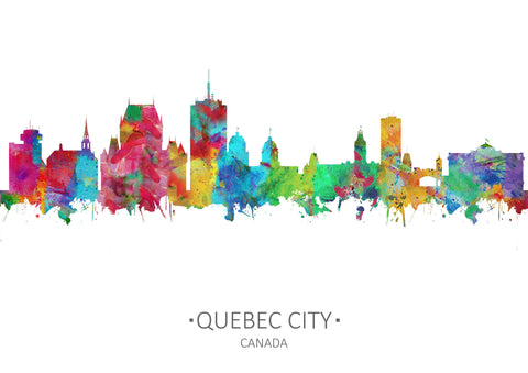 Quebec Skyline | Quebec Poster | Quebec Art Print | Quebec Artwork | Quebec Print | Quebec Art | Quebec Artist | Quebec Cityscapess Quebec Gallery 894