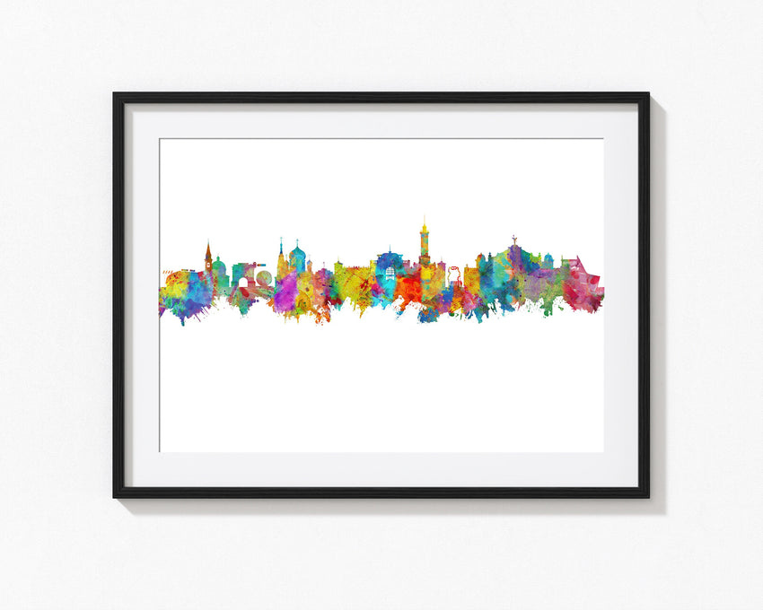 City Scape Wall Art | South Russia | Omsk Art | Omsk Russia | Omsk Wall Art | Omsk Cityscapes | Omsk Poster | Omsk Skyline Print Cityscape Prints 276