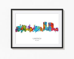 County_Limerick, Limerick_Art, Limerick_artwork, Limerick_City, Limerick_gift, Limerick_IE, Limerick_Ireland, Limerick_painting, Limerick_Poster, Limerick_Print, Limerick_Skyline, Limerick_Wall_Art, Limerick_watercolor |FineLineArtCo