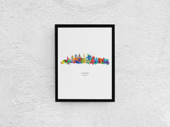 Leipzig Cityscapes | Leipzig Wall Art | Leipzig Art | Leipzig Print | Leipzig Wall Decor | Leipzig Artwork | Leipzig Skyline Leipzig City Artwork