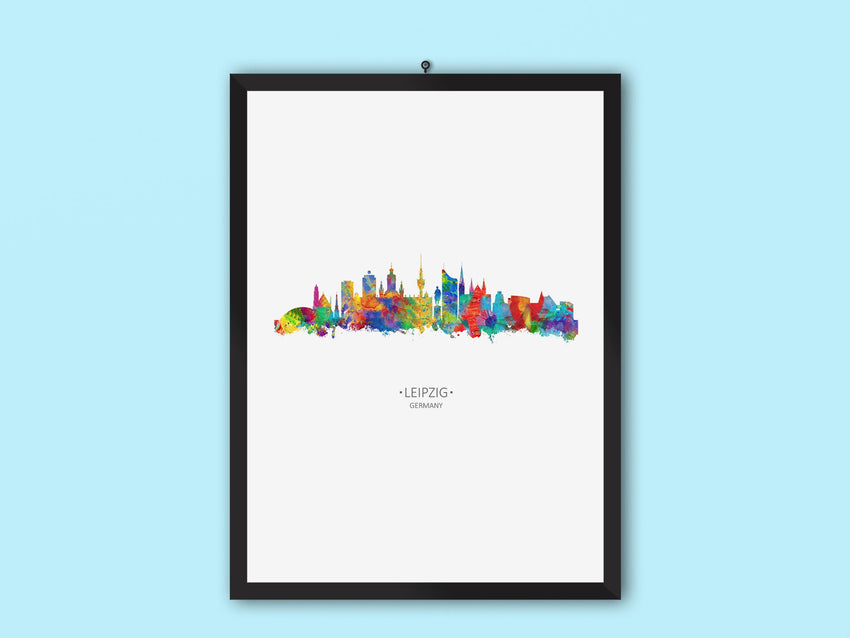 Leipzig Cityscapes | Leipzig Wall Art | Leipzig Art | Leipzig Print | Leipzig Wall Decor | Leipzig Artwork | Leipzig Skyline Leipzig City Artwork