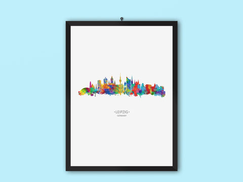 Leipzig Cityscapes | Leipzig Wall Art | Leipzig Art | Leipzig Print | Leipzig Wall Decor | Leipzig Artwork | Leipzig Skyline Leipzig City Artwork