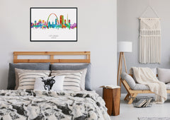 Gateway_Arch, Saint_Louis, Saint_Louis_Poster, Saint_Louis_Print, Saint_Louis_Skyline, St_Louis_Art_Print, St_Louis_City, St_Louis_City_Art, St_Louis_Decor, St_Louis_Gift, St_Louis_Poster, St_Louis_Skyline, St_Louis_Wall_Art |FineLineArtCo