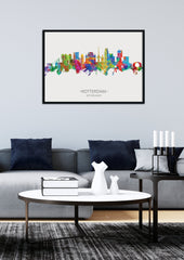 Rotterdam Art | Rotterdam Dutch Skyline | Rotterdam Poster | Rotterdam Print | Rotterdam Wall Art | Rotterdam Artwork | Rotterdam Holland 916