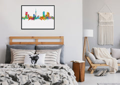 Auckland Home Art Print | Auckland Cityscapes Cityscape Art Print | Auckland Art | Wall Art Auckland | Auckland Cityscape | Auckland Skyline Wall Art Print 86