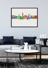 Calais France | Calais Cityscape | Calais Poster | Calais Art Print | Calais France Art | Calais Cityscapes Calais Wall Art Prints Artwork Skyline 214