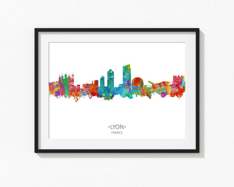 Lyon Cityscape | Lyon Poster | Lyon Art Print | Lyon France Art | Lyon Cityscapes | Lyon Wall Art | Lyon Prints | Lyon Artwork | Lyon Skyline CIty 663