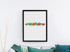 Berlin Artwork | Berlin Skyline Print | Berlin Watercolor | Berlin Cityscape | Berlin Art Print | Berlin Print | Berlin Painting | Poster 133