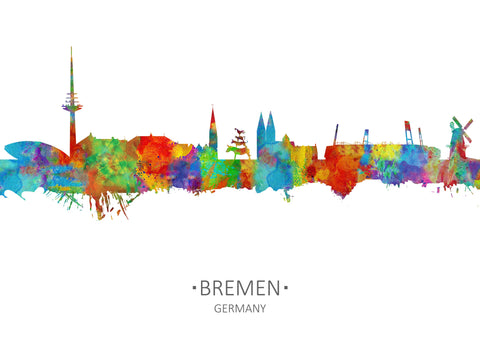 bestselling_poster, Bremen_Art, Bremen_Cityscape, Bremen_Poster, Bremen_Print, Bremen_Skyline, Bremen_Wall_Art, German_Inspired, german_inspired_art, German_Unusual, German_Watercolor, Most_Sold_Items, top_selling_art |FineLineArtCo