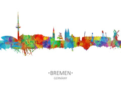 bestselling_poster, Bremen_Art, Bremen_Cityscape, Bremen_Poster, Bremen_Print, Bremen_Skyline, Bremen_Wall_Art, German_Inspired, german_inspired_art, German_Unusual, German_Watercolor, Most_Sold_Items, top_selling_art |FineLineArtCo