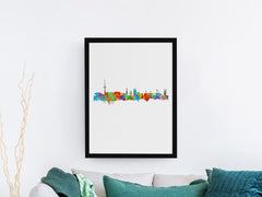 Bremen Wall Art | Bremen Print | German Inspired Art | Bremen Poster | Bremen Cityscape | Bremen Skyline | German Watercolor | Unusual Cityscapes 180