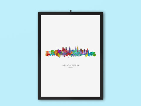 Guadalajara, Guadalajara_Art, Guadalajara_Artwork, Guadalajara_City, Guadalajara_Decor, Guadalajara_Gift, Guadalajara_Mexico, Guadalajara_Print, Guadalajara_Sign, Guadalajara_Skyline, Guadalajara_Wall_Art, Popular_Artwork, Top_Selling_Shops |FineLineArtCo