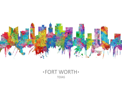 fort_worth, Fort_Worth_Art, fort_worth_artwork, Fort_Worth_Canvas, Fort_Worth_City, Fort_Worth_Poster, Fort_Worth_Print, Fort_Worth_Skyline, Fort_Worth_Tx, Fort_Worth_Wall_Art, Texas_Artwork, Texas_Painting, Texas_Watercolor |FineLineArtCo