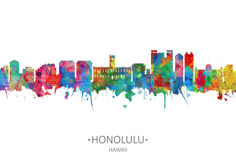 Hawaii_Art_Print, Hawaii_Poster, Honolulu, Honolulu_Art, Honolulu_artwork, Honolulu_city, Honolulu_Decor, Honolulu_Hi, Honolulu_Poster, Honolulu_Print, Honolulu_skyline, Honolulu_Wall_Art, Honolulu_wall_Decor |FineLineArtCo