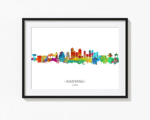 China_Inspired_Art, China_Landmark, china_Travel_Poster, China_unusual, China_unusual_gift, Chinese_Cityscape, Chinese_gift_present, Chinese_Keepsake, Chinese_Memories, Chinese_Skyline, Colorful_China_Art, remember_china, Xianyang_Skyline |FineLineArtCo