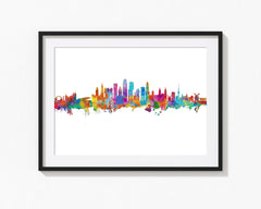 Holland Skyline | Dutch Cityscapes Ideas | Holland Cityscape | | Dutch Keepsake Print | Holland Memories Art | Dutch Souvenir Cityscapes Netherlands 450