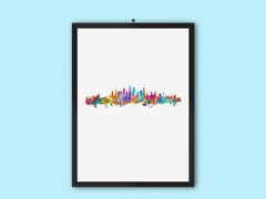 Holland Skyline | Dutch Cityscapes Ideas | Holland Cityscape | | Dutch Keepsake Print | Holland Memories Art | Dutch Souvenir Cityscapes Netherlands 448