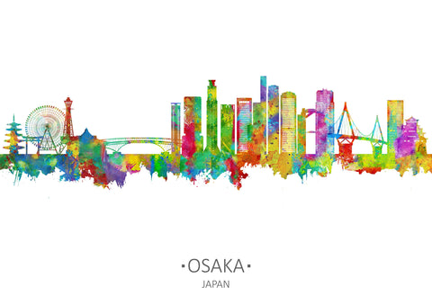Famous_City_Canvas, Osaka, Osaka_Art, Osaka_Art_Print, Osaka_cityscape, Osaka_Decor, Osaka_Gift, Osaka_Japan_Art, Osaka_Painting, Osaka_Poster, Osaka_print, Osaka_Skyline, Osaka_Wall_Art |FineLineArtCo