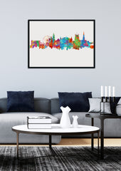 Sheffield_Artist, Sheffield_artwork, Sheffield_city, Sheffield_Cityscape, Sheffield_England, Sheffield_gift, Sheffield_Painting, Sheffield_Poster, Sheffield_Skyline, Sheffield_uk, Sheffield_Wall_Art, Sheffield_watercolor, South_Yorkshire |FineLineArtCo