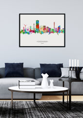 Yokohama Skyline | Yokohama | Yokohama Wall Decor | Yokohama Wall Art | Yokohama Print | Yokohama Cityscapes | Yokohama Poster Yokohama Cityscape 1208