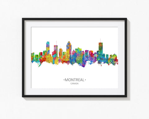 Montreal Painting | Montreal Artwork | Montreal Skyline | Montreal Souvenir | Montreal Poster | Montreal Canadiens | Montreal Wall Art Decor 749