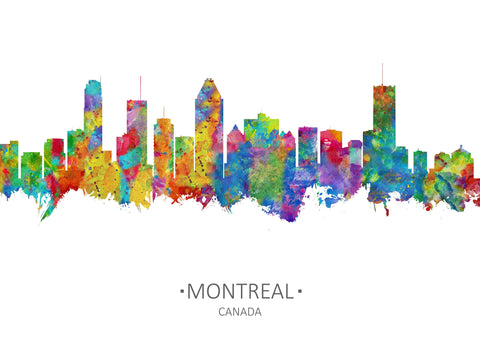 Montreal Painting | Montreal Artwork | Montreal Skyline | Montreal Souvenir | Montreal Poster | Montreal Canadiens | Montreal Wall Art Decor 749