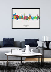 Samara Art | Samara Cityscapes | Samara Wall Art | Samara Print | Samara Poster | Samara Skyline | Russian Artwork | Russian Artist Watercolor 930