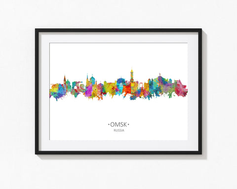 Omsk Art | Omsk Russia | Omsk Wall Art | Omsk Cityscapes | Omsk Poster | Omsk Skyline Print | Omsk Cityscape | Omsk Artwork | Omsk Artist Cityscapess 829