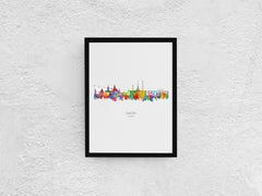 Sochi Art | Sochi Russia | Sochi Wall Art | Sochi Cityscapes | Sochi Poster | Sochi Skyline Print | Sochi Cityscape | Sochi Artwork | Sochi Artist 1025