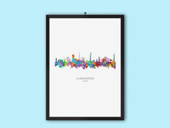 Vladivostok Print | Vladivostok Wall Art | Vladivostok Poster | Vladivostok Skyline | Vladivostok Cityscape Vladivostok Artwork Prints Cityscapes 1170