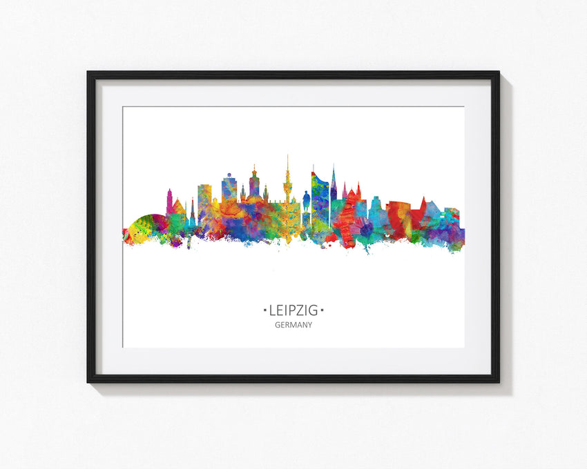 Leipzig Cityscapes | Leipzig Wall Art | Leipzig Art | Leipzig Print | Leipzig Wall Decor | Leipzig Artwork | Leipzig Skyline Leipzig City Artwork 627