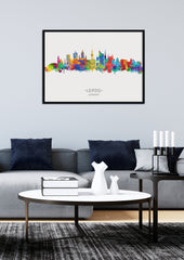 Leipzig Cityscapes | Leipzig Wall Art | Leipzig Art | Leipzig Print | Leipzig Wall Decor | Leipzig Artwork | Leipzig Skyline Leipzig City Artwork 627