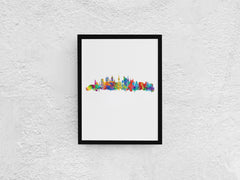 Leipzig Cityscapes | Leipzig Wall Art | Leipzig Art | Leipzig Print | Leipzig Wall Decor | Leipzig Artwork | Leipzig Skyline Leipzig City Artwork 628