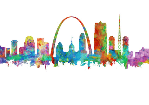 Missouri_Painting, MissouriArtwork, Saint_Louis, Saint_Louis_Print, St_Louis_City, St_Louis_City_Art, St_Louis_City_Print, St_Louis_Cityscape, St_Louis_Decor, St_Louis_Gift, St_Louis_Painting, St_Louis_Skyline, StLouis |FineLineArtCo