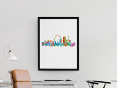 Missouri_Painting, MissouriArtwork, Saint_Louis, Saint_Louis_Print, St_Louis_City, St_Louis_City_Art, St_Louis_City_Print, St_Louis_Cityscape, St_Louis_Decor, St_Louis_Gift, St_Louis_Painting, St_Louis_Skyline, StLouis |FineLineArtCo