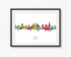 Bali_art, Bali_art_print, Bali_Artwork, Bali_cityscape, Bali_Decor, Bali_Painting, Bali_poster, Bali_Skyline, Bali_Wall_Art, Indonesia_Art, Indonesia_poster, Indonesia_Print, Indonesia_Wall_Art |FineLineArtCo