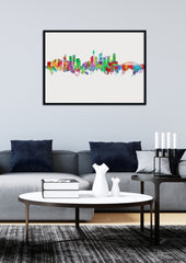 Sydney Wall Art | Sydney Painting | Sydney City | Sydney Artwork | Sydney Skyline | Sydney Cityscape | Aus Wall Art | Sydney Watercolor 1062