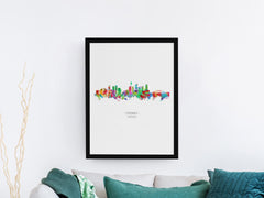 Sydney Wall Art | Sydney Painting | Sydney City | Sydney Artwork | Sydney Skyline | Sydney Cityscape | Aus Wall Art | Sydney Watercolor 1061