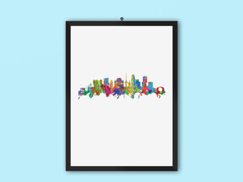 Rotterdam Art | Rotterdam Dutch Skyline | Rotterdam Poster | Rotterdam Print | Rotterdam Wall Art | Rotterdam Artwork | Rotterdam Holland 917