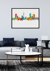 Auckland Home Art Print | Auckland Cityscapes Cityscape Art Print | Auckland Art | Wall Art Auckland | Auckland Cityscape | Auckland Skyline Wall Art Print 86