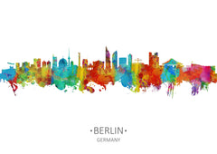 Berlin Artwork | Berlin Skyline Print | Berlin Watercolor | Berlin Cityscape | Berlin Art Print | Berlin Print | Berlin Painting | Poster 134