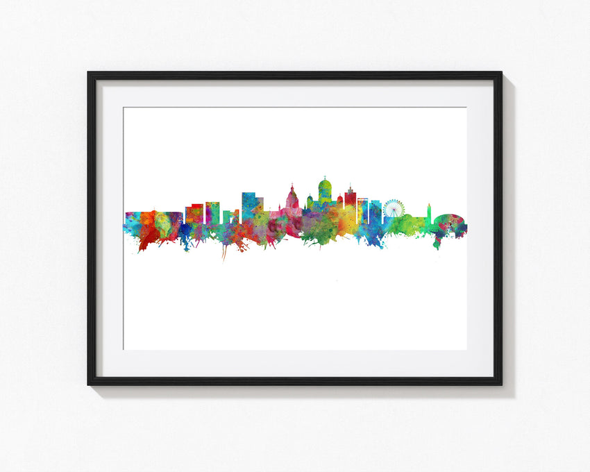 Finland Inspired | Helsinki Cityscape | Helsinki Art | Helsinki Poster | Helsinki Print | Helsinki Cityscapes | Helsinki Wall Art Painting Skyline 374