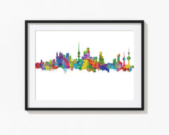 Al Kuwait City Art Print | Kuwait Decor | Kuwait Wall Art | Kuwait Wall Decor | Kuwait Poster | Kuwait Cityscapes | Kuwait Cityscape Skyline 31