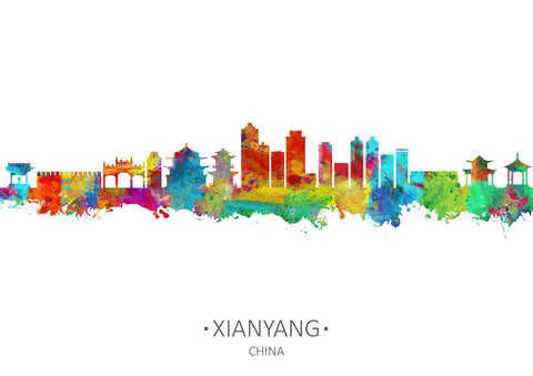 China_Inspired_Art, China_Landmark, china_Travel_Poster, China_unusual, China_unusual_gift, Chinese_Cityscape, Chinese_gift_present, Chinese_Keepsake, Chinese_Memories, Chinese_Skyline, Colorful_China_Art, remember_china, Xianyang_Skyline |FineLineArtCo