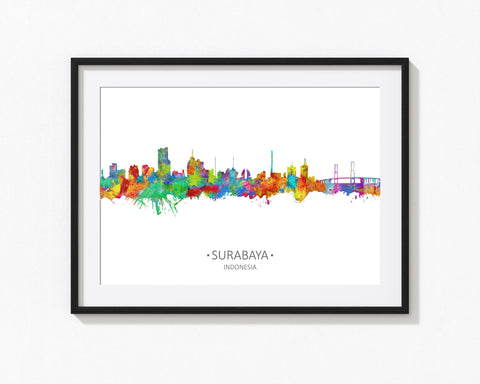 Colorful_Indonesia, Indonesia_Art, Indonesia_print, Indonesia_Souvenir, Indonesia_wall_art, Indonesian_Artwork, Indonesian_cityscape, Indonesian_drawing, Indonesian_Gift_Idea, Indonesian_Inspired, Indonesian_Present, Indonesian_skyline, surabaya |FineLineArtCo